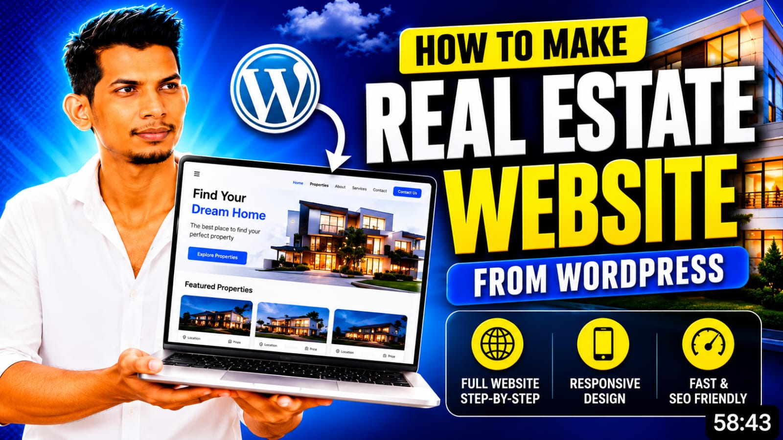 How to Make a Real Estate Website with WordPress 2026 | Step-by-Step Full Tutorial